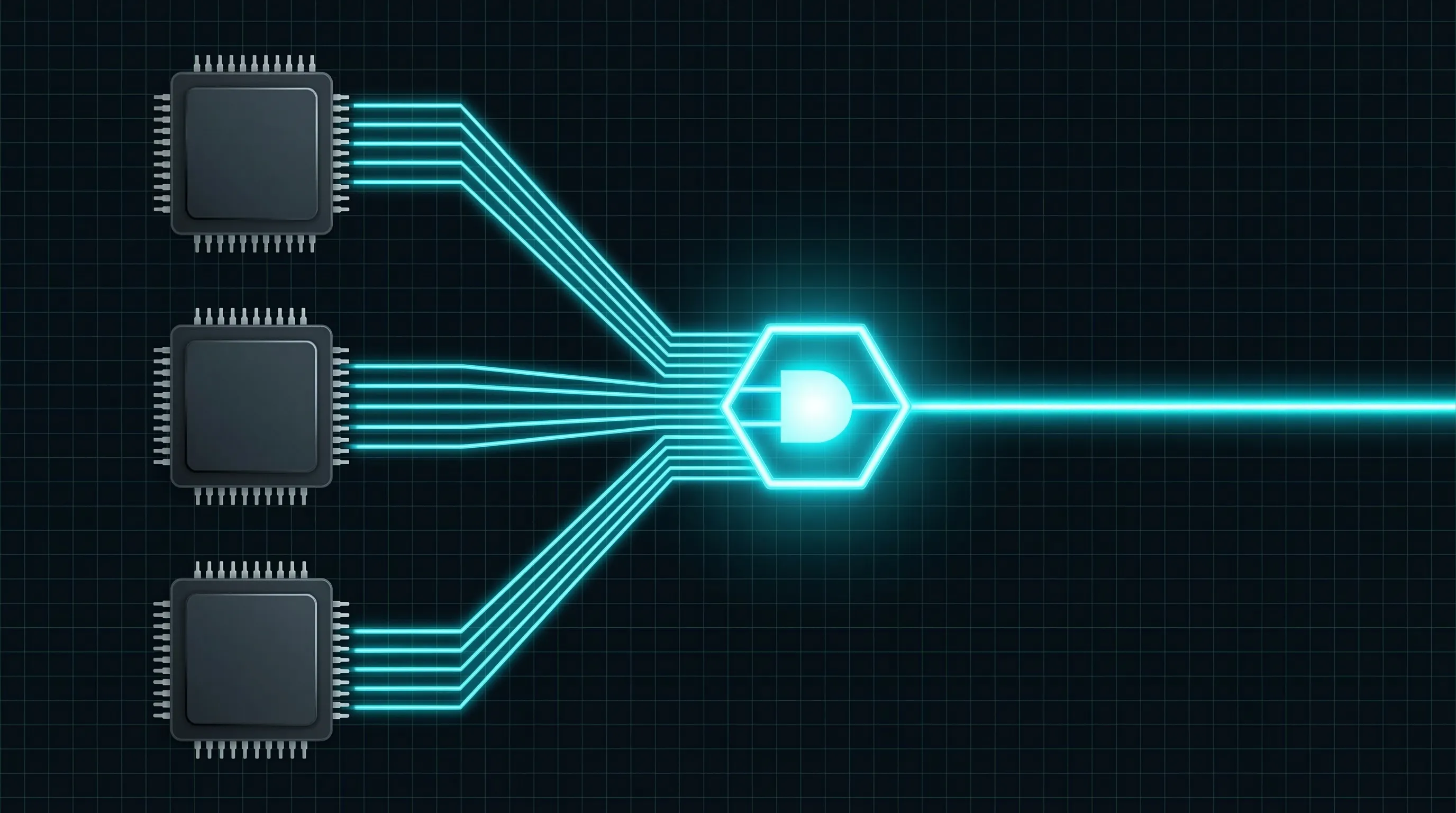 Arquitetura TMR com voter: três processadores executam em paralelo e um voter valida consenso — padrão aeroespacial